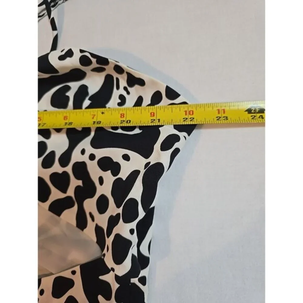 Lita by Ciara Revolve Tie Front Jumpsuit In King Cheetah‎ Print Size XXL New